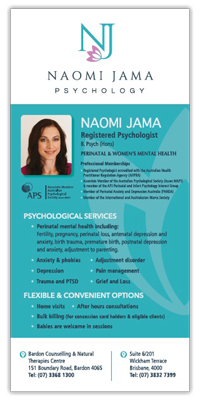 Image of Naomi Jama Psychology Brochure